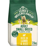 James Wellbeloved Adult Small Breed Lamb & Rice Dry Dog Food, James Wellbeloved, 7.5 kg