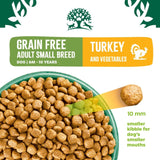 James Wellbeloved Grain Free Small Breed Turkey & Veg Adult Dry Dog Food, James Wellbeloved, 7.5 kg
