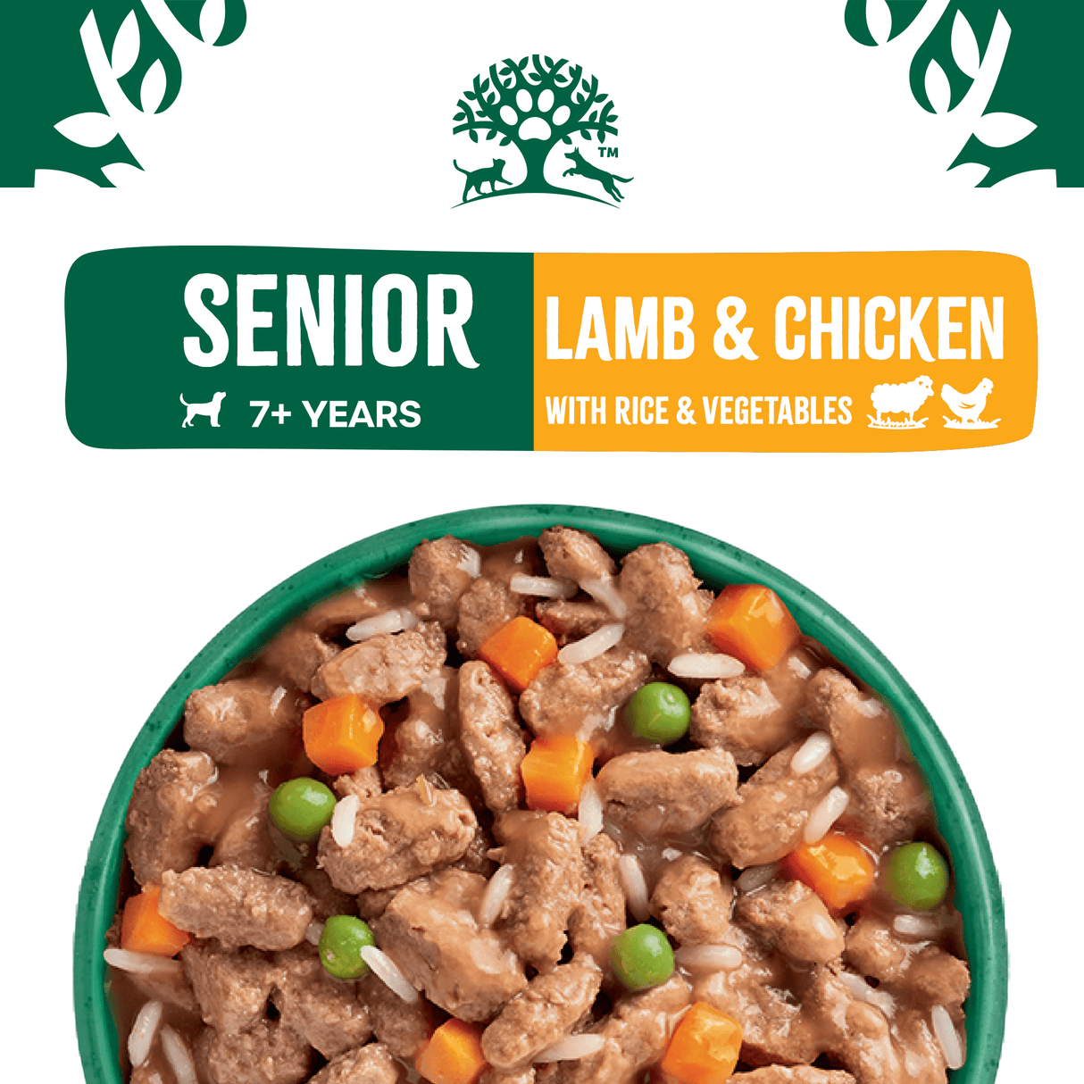 James Wellbeloved Senior Dog Lamb & Chicken in Gravy 48 x 90g Pouches, James Wellbeloved,