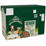 James Wellbeloved Senior Dog Turkey in Gravy 48 x 90g Pouches, James Wellbeloved,