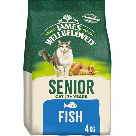 James Wellbeloved Senior Dry Cat Food Fish & Rice, James Wellbeloved, 4 kg