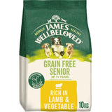 James Wellbeloved Senior Grain Free Lamb & Veg Dry Dog Food, James Wellbeloved, 10 kg