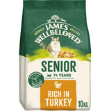James Wellbeloved Senior Turkey & Rice Dry Cat Food, James Wellbeloved, 10 kg