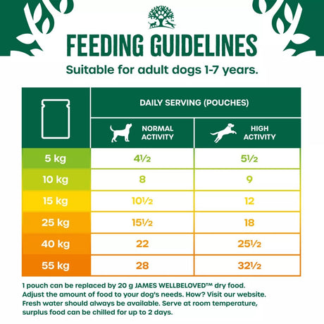 James Wellbeloved Superfoods Turkey in Gravy Wet Adult Dog Food - 48 x 90g, James Wellbeloved,