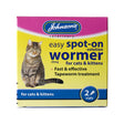 Johnsons Easy Spot - On Wormer for Cats & Kittens - Pack of 6, Johnsons Veterinary,