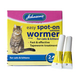 Johnsons Easy Spot - On Wormer for Cats & Kittens - Pack of 6, Johnsons Veterinary,