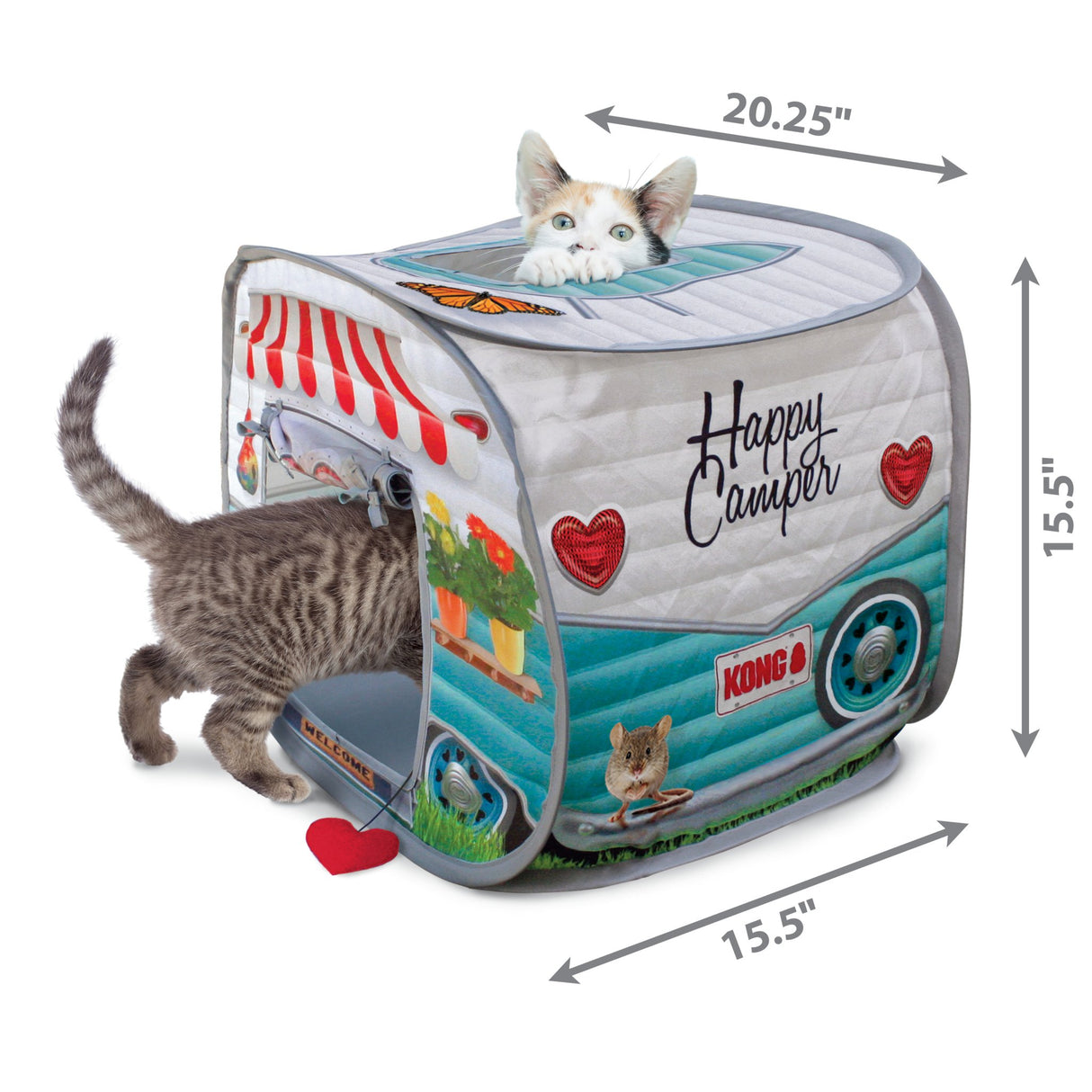 Kong Cat Play Spaces Camper Toy, Kong,