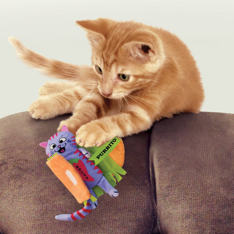 Kong Cat Pull - A - Partz Purrito Toy, Kong,