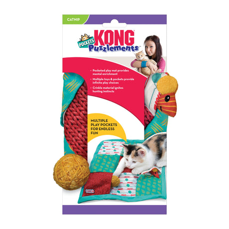 Kong Cat Puzzlements Pockets Toy, Kong,