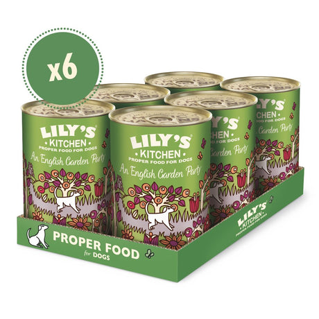 Lily's Kitchen An English Garden Party Wet Dog Food - 6 x 400g Cans, Lily's Kitchen,