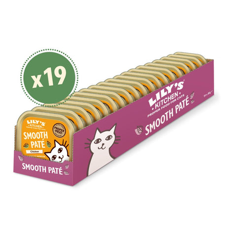 Lily's Kitchen Cat Smooth Chicken Paté - 19 x 85g Trays, Lily's Kitchen,