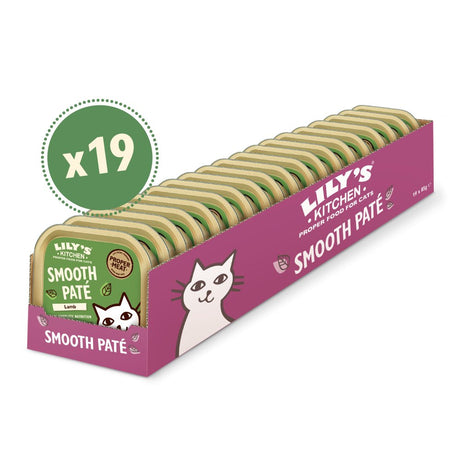 Lily's Kitchen Cat Smooth Lamb Paté - 19 x 85g Trays, Lily's Kitchen,