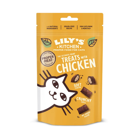 Lily's Kitchen Cat Treats with Chicken - 10 x 60g, Lily's Kitchen,