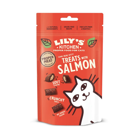 Lily's Kitchen Cat Treats with Salmon - 10 x 60g, Lily's Kitchen,