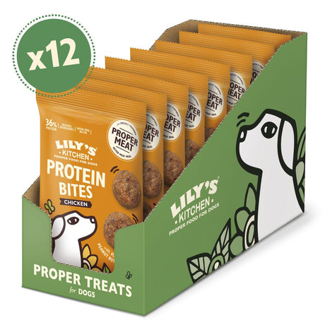 Lily's Kitchen Chicken Protein Bites - 12 x 40g, Lily's Kitchen,