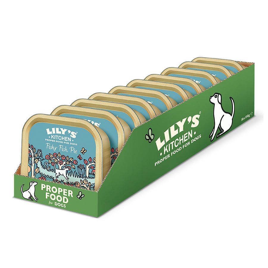 Lily's Kitchen Fishy Fish Pie with Peas - 10 x 150g Trays, Lily's Kitchen,