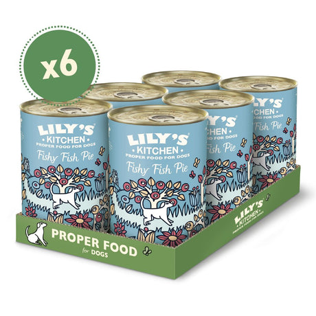 Lily's Kitchen Fishy Fish Pie with Peas - 6 x 400g Cans, Lily's Kitchen,