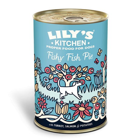 Lily's Kitchen Fishy Fish Pie with Peas - 6 x 400g Cans, Lily's Kitchen,