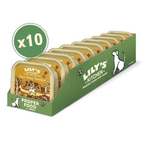 Lily's Kitchen Great British Breakfast - 10 x 150g Trays, Lily's Kitchen,