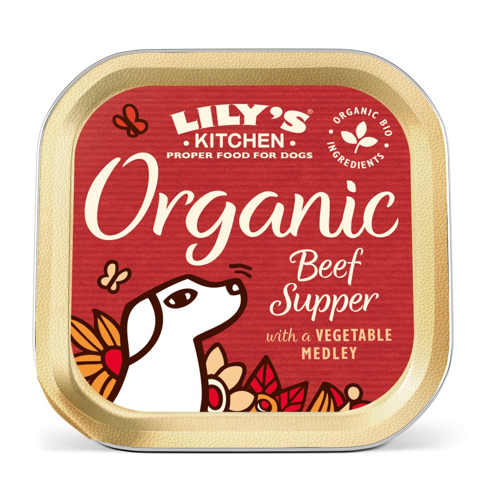 Lily's Kitchen Organic Beef Supper - 11 x 150g Trays, Lily's Kitchen,