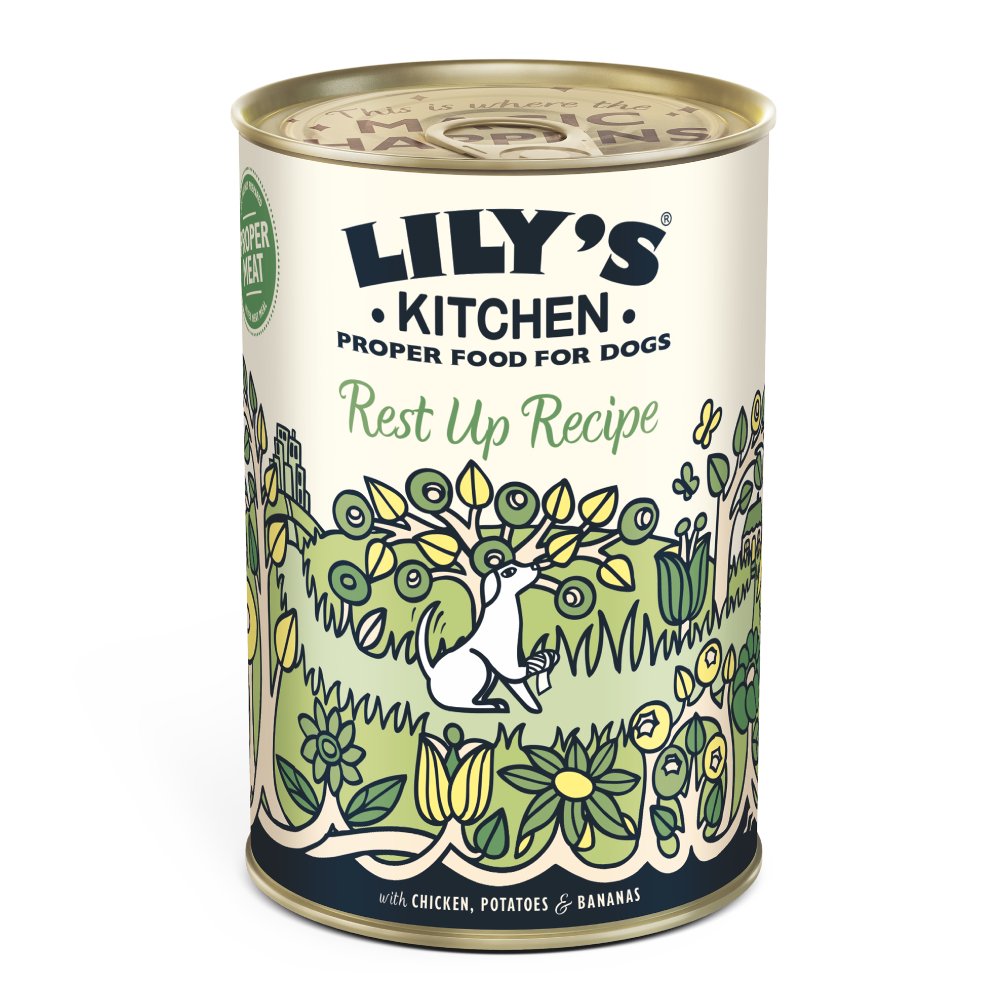 Lily's Kitchen Rest Up Recipe Wet Dog Food - 6 x 400g Cans, Lily's Kitchen,