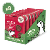 Lily's Kitchen The Best Ever Beef Mini Burgers Dog Treats - 8 x 70g, Lily's Kitchen,