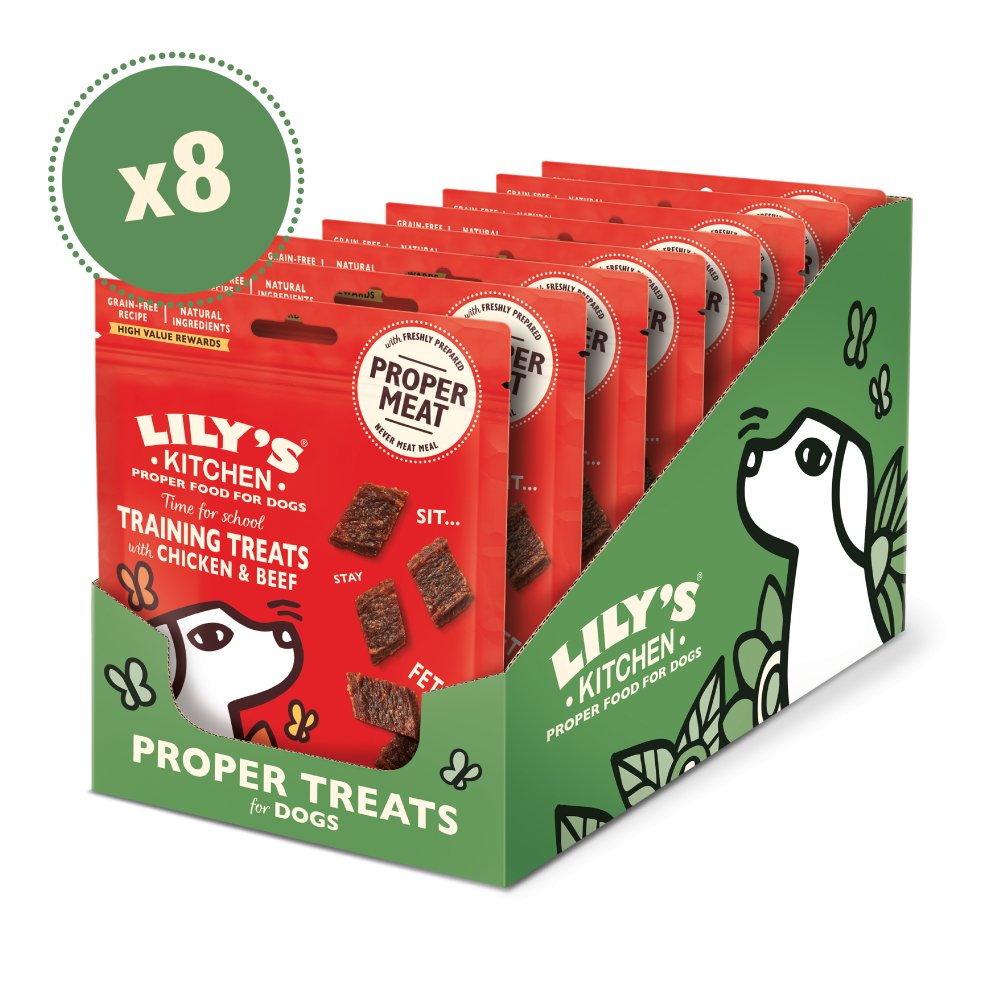 Lily's Kitchen Training Treats with Chicken & Beef - 8 x 70g, Lily's Kitchen,