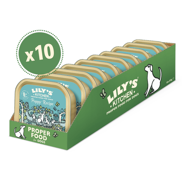 Lily's Kitchen Turkey & Duck Puppy Recipe - 10 x 150g Trays, Lily's Kitchen,