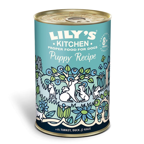 Lily's Kitchen Turkey & Duck Puppy Recipe - 6 x 400g Cans, Lily's Kitchen,