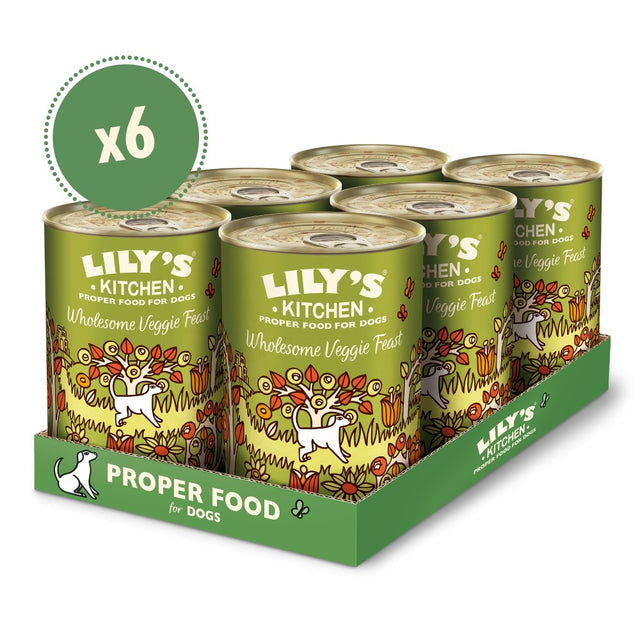 Lily's Kitchen Wholesome Veggie Feast - 6 x 375g Cans, Lily's Kitchen,