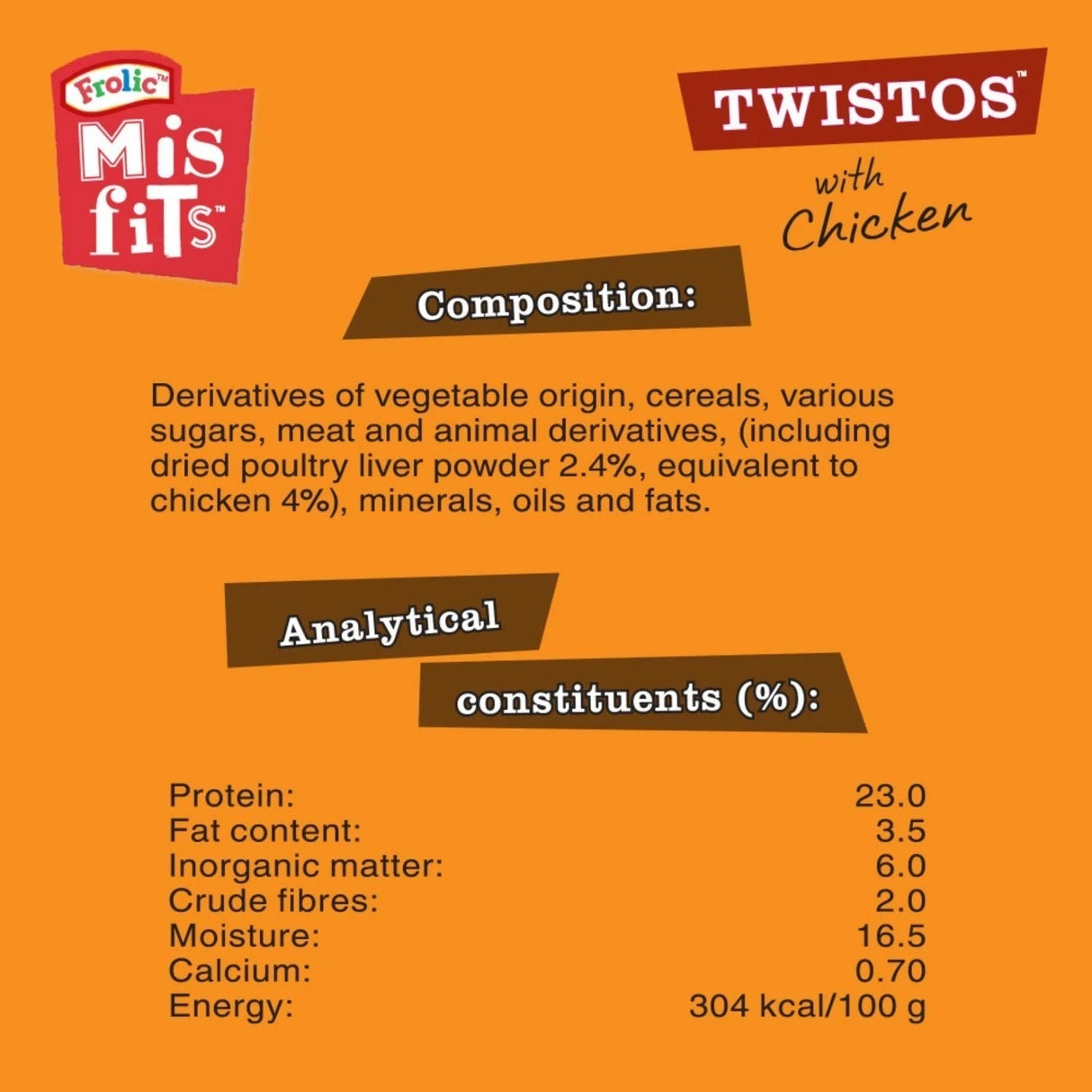 Misfits Twistos Chicken Dog Treats - 18 Pack, Pedigree,