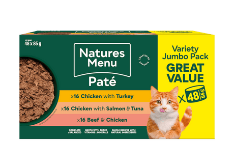 Natures Menu Adult Cat Meat Selection 48 Can Multipack, Natures Menu,