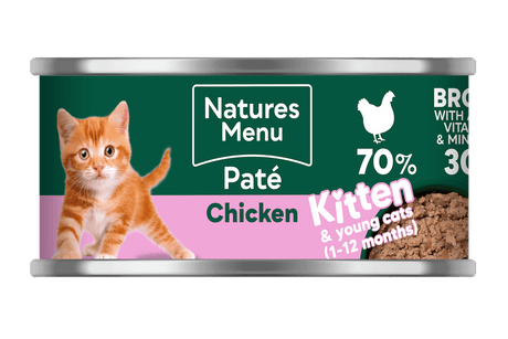Natures Menu Chicken Cans for Kittens - 18 x 85g, Natures Menu,