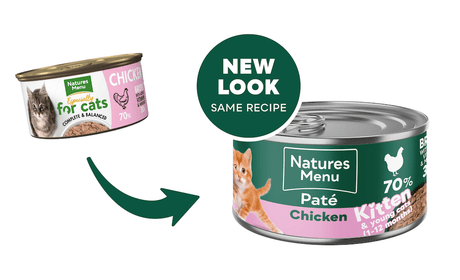Natures Menu Chicken Cans for Kittens - 18 x 85g, Natures Menu,