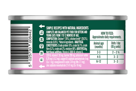 Natures Menu Chicken Cans for Kittens - 18 x 85g, Natures Menu,
