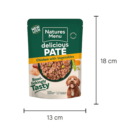 Natures Menu Chicken with Veg and Rice Dog Pouches - 8 x 300g, Natures Menu,