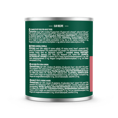 Natures Menu Country Hunter Pheasant & Goose with Superfoods Can - 6 x 600g, Natures Menu,