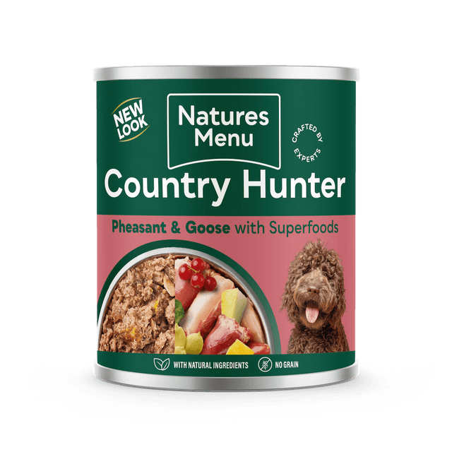 Natures Menu Country Hunter Pheasant & Goose with Superfoods Can - 6 x 600g, Natures Menu,