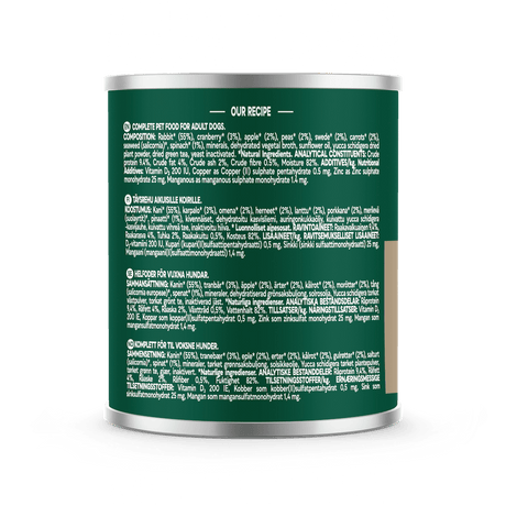 Natures Menu Country Hunter Rabbit with Superfoods Can - 6x 600g, Natures Menu,