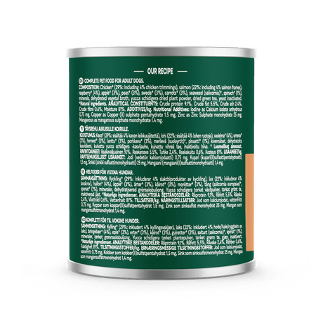 Natures Menu Country Hunter Salmon and Chicken with Superfoods Can - 6x 600g, Natures Menu,