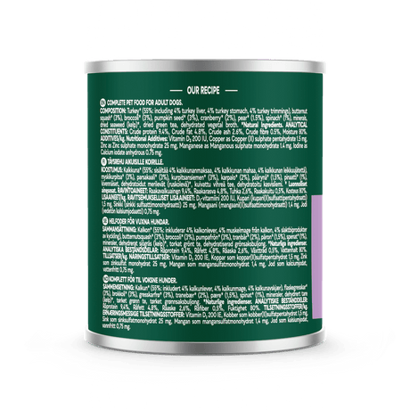 Natures Menu Country Hunter Turkey with Superfoods Cans - 6 x 600g, Natures Menu,