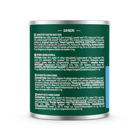 Natures Menu Country Hunter Wild Boar with Superfoods Can - 6 x 600g, Natures Menu,