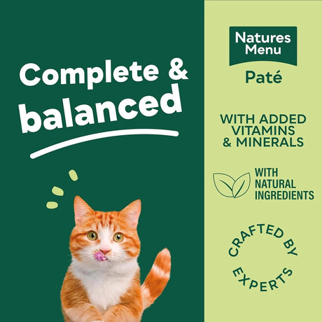 Natures Menu Meat Selection Adult Cat Multipack Cans - 4x (12x85g), Natures Menu,