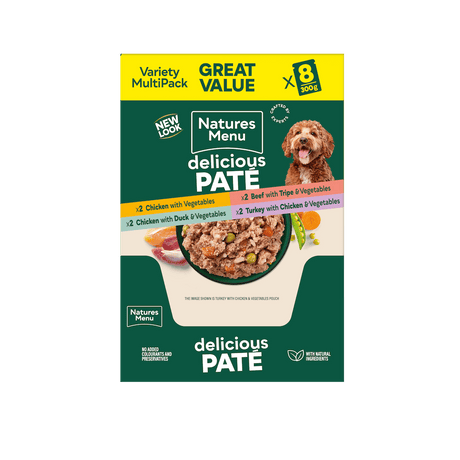 Natures Menu Meat Selection Pouch Multipack - 8 x 300g, Natures Menu,