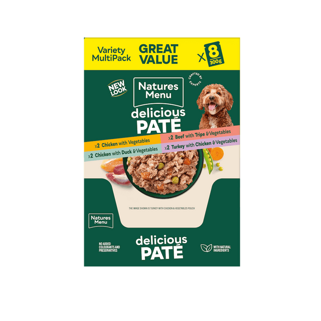 Natures Menu Meat Selection Pouch Multipack - 8 x 300g, Natures Menu,