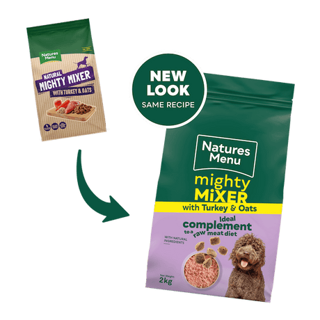 Natures Menu Natural Mighty Mixer with Turkey & Oats - 5 x 2 kg, Natures Menu,