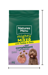 Natures Menu Natural Mighty Mixer with Turkey & Oats - 5 x 2 kg, Natures Menu,