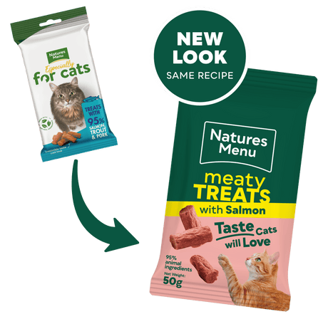 Natures Menu Salmon Cat Treats - 12 x 50g, Natures Menu,
