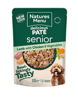Natures Menu Senior Lamb with Chicken Pouch - 8 x 300g, Natures Menu,
