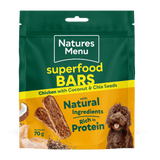 Natures Menu Superfood Bars Chicken Dog Treats - 9 x 70g, Natures Menu,